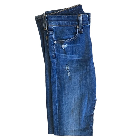 SOLD Adriano Goldschmied Women's Distressed Jeans 26R Skinny - Picture 8 of 13